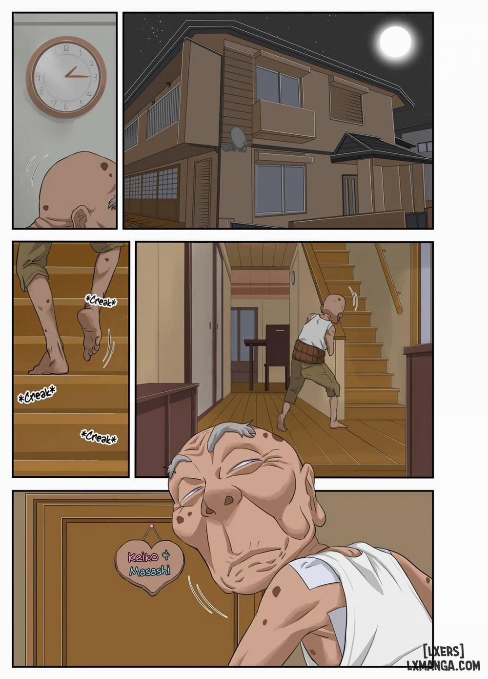 Kyojiri Tsuma Keiko to Zetsurin! Sukebe Jii Oneshot trang 1