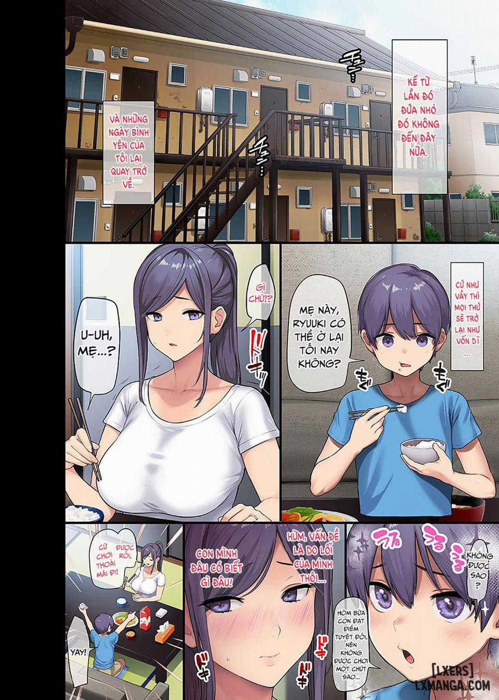 Kyonyuu Miboujin to Musuko no Waruui Otomodachi Honpen Rensai Oneshot trang 26