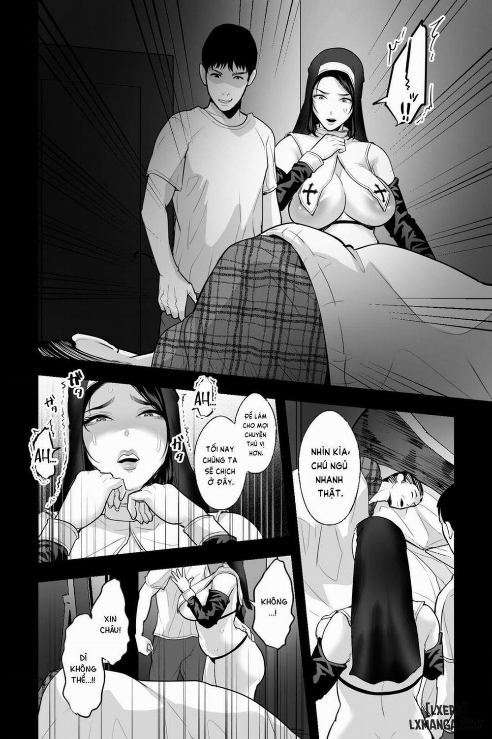 Kyoushi no Oba wa Himitsu no Bakunyuu Ero Cos Layer 2 trang 4