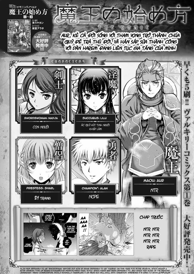 Làm Thế Nào Để Trở Thành Quỷ Vương 10 trang 1