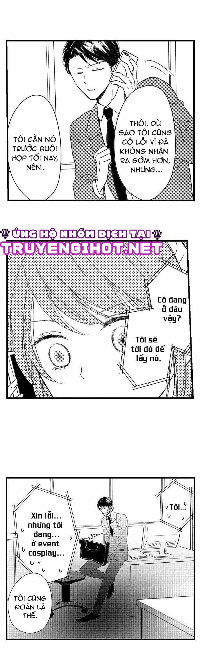 Làm Tình Trong Lúc Cosplay Với Vị Sếp Bạo Dâm 4.2 trang 4