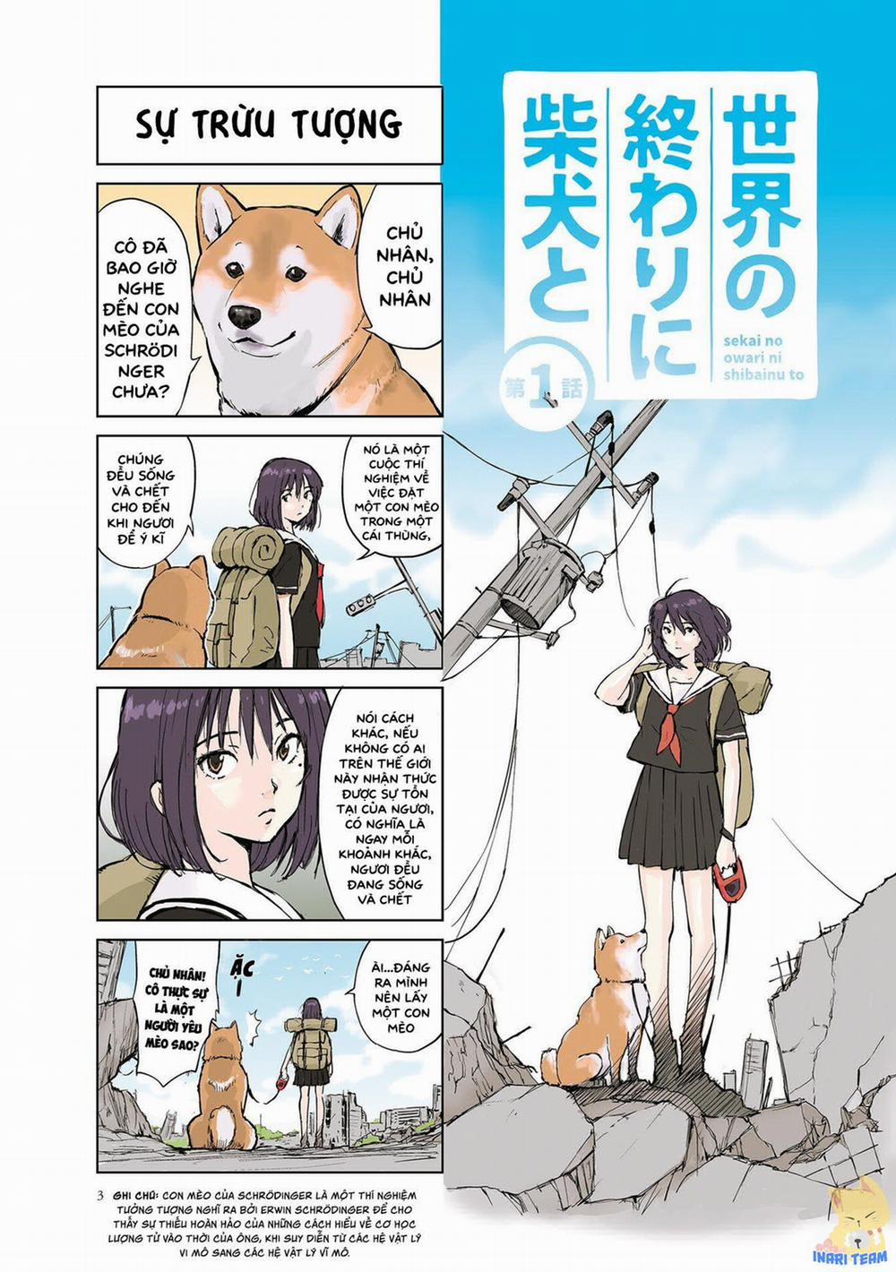 Lang Thang Miền Tận Thế Với Chú Chó Shiba Của Tôi 1 trang 1