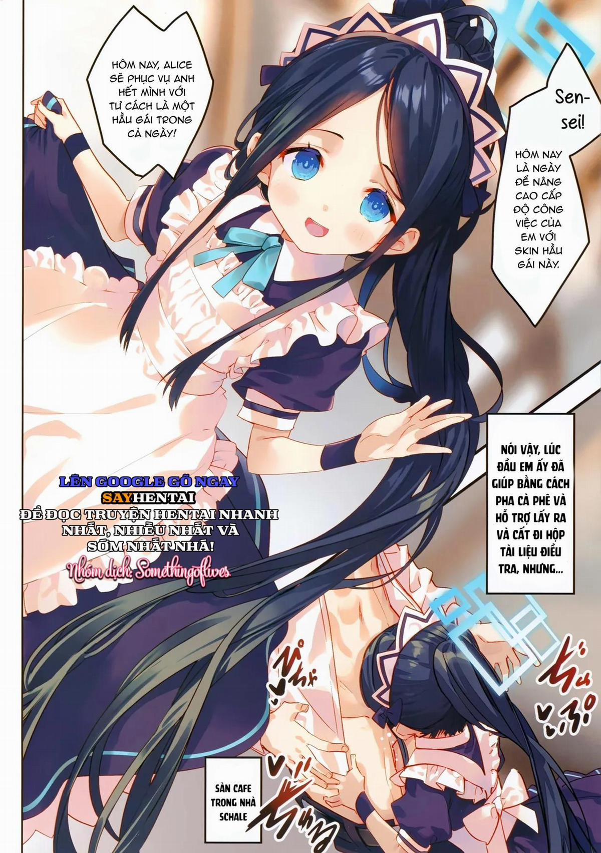 Liệu Sensei có chinh phục được cô hầu gái Alice không 1 trang 1