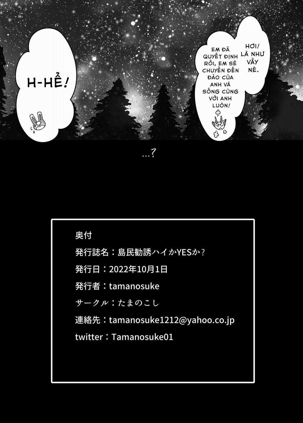 Lời gạ gẫm của cư dân trên đảo Oneshot trang 23