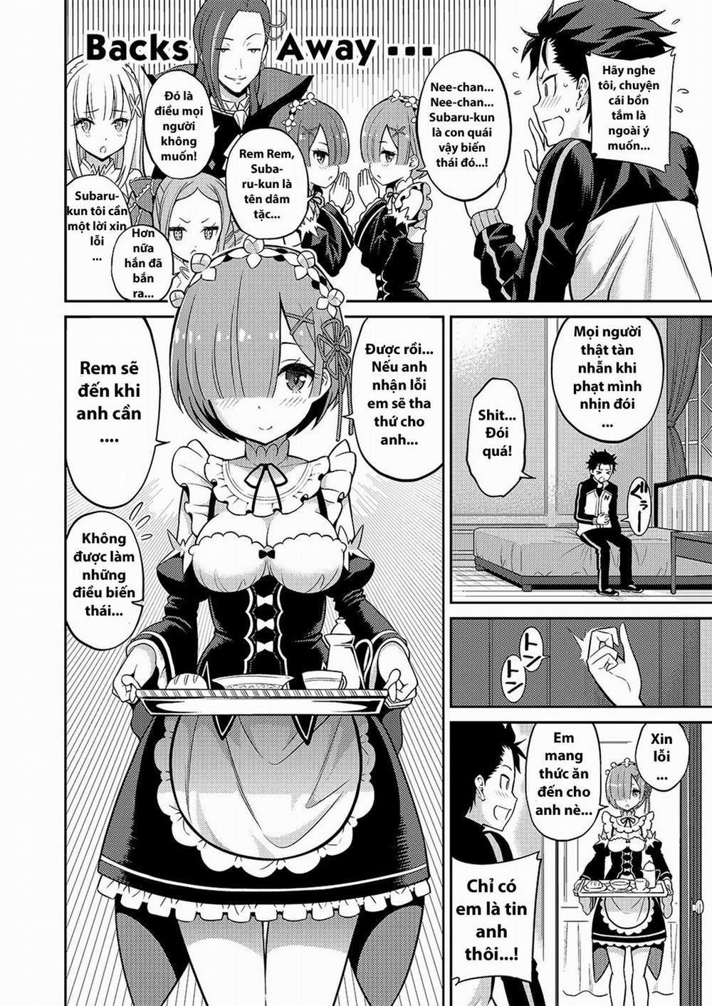 Love:Rem Kara Hajimeru Sourou Kaizen Seikatsu (Re Zero Kara Hajimeru Isekai Seikatsu) Oneshot trang 4