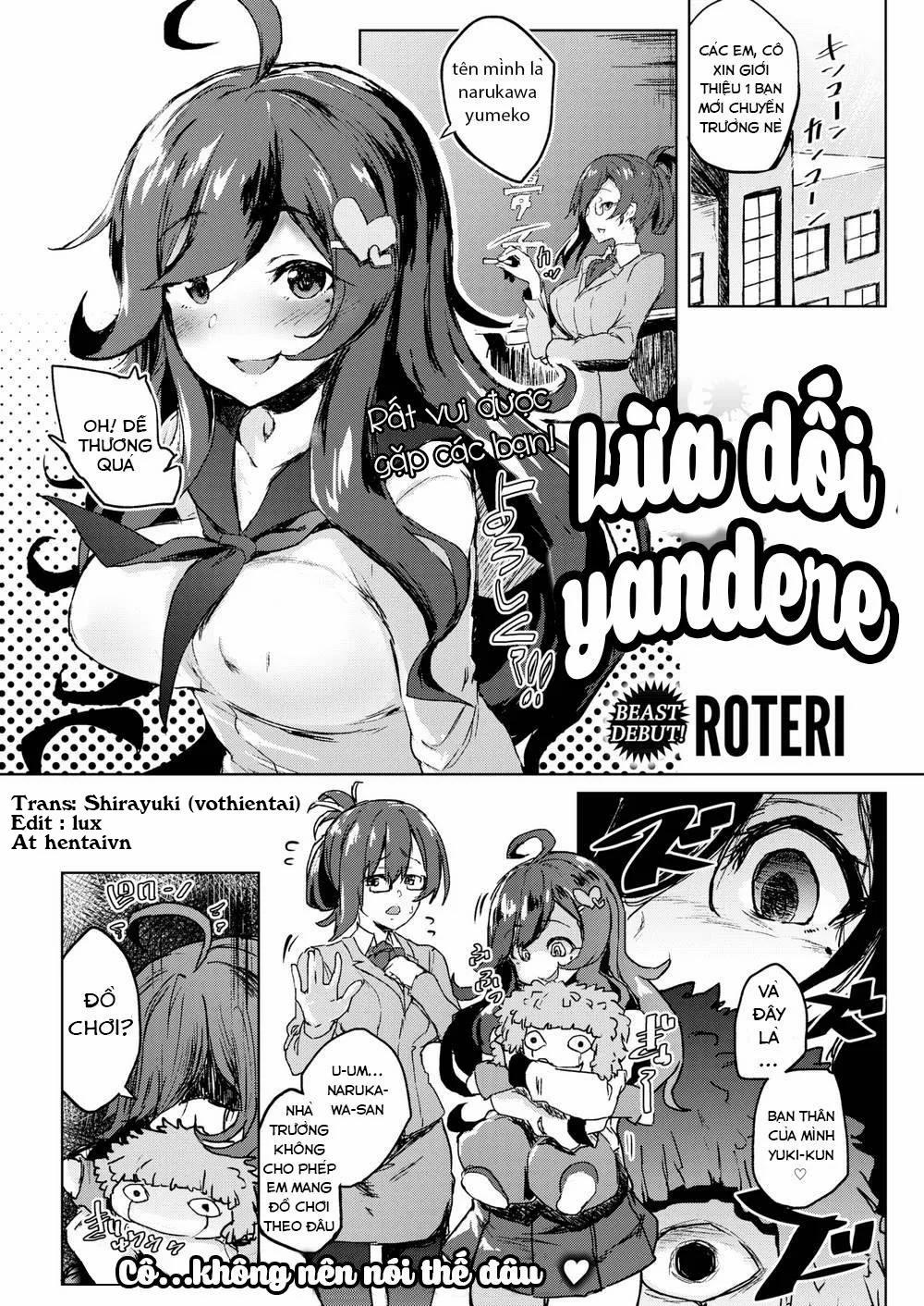 Lừa Dối Yandere OneShot trang 2