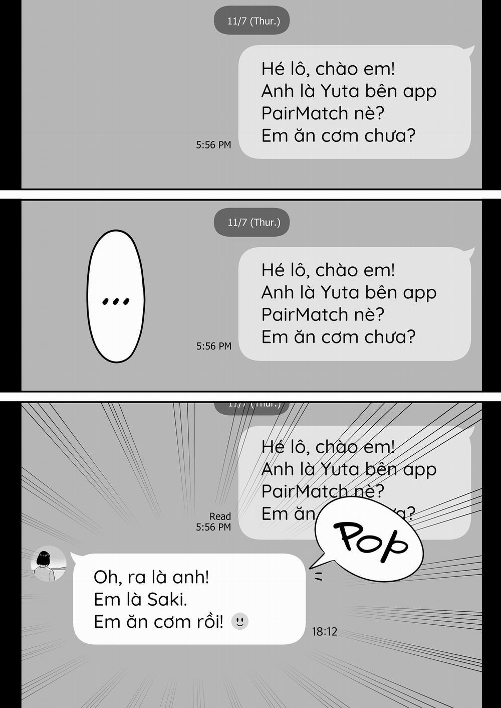 Lướt Tinder, Tôi chịch luôn vợ người ta. Oneshot [Không che] trang 5