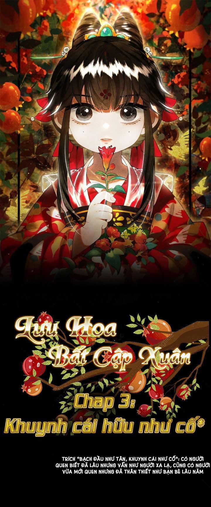 Lưu Hoa Bất Cập Xuân 3 trang 0