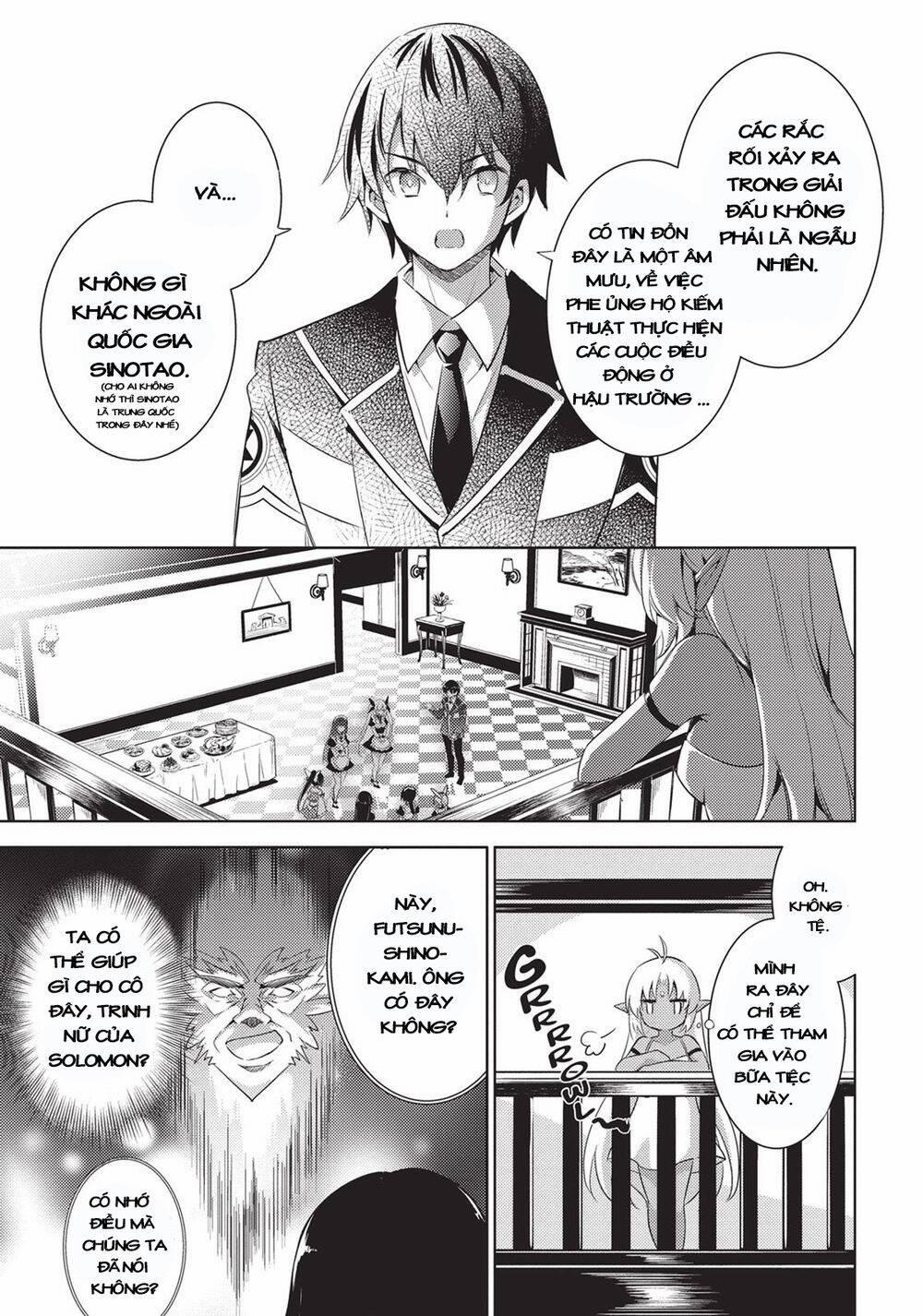 Magika No Kenshi To Shoukan Maou 56 trang 9