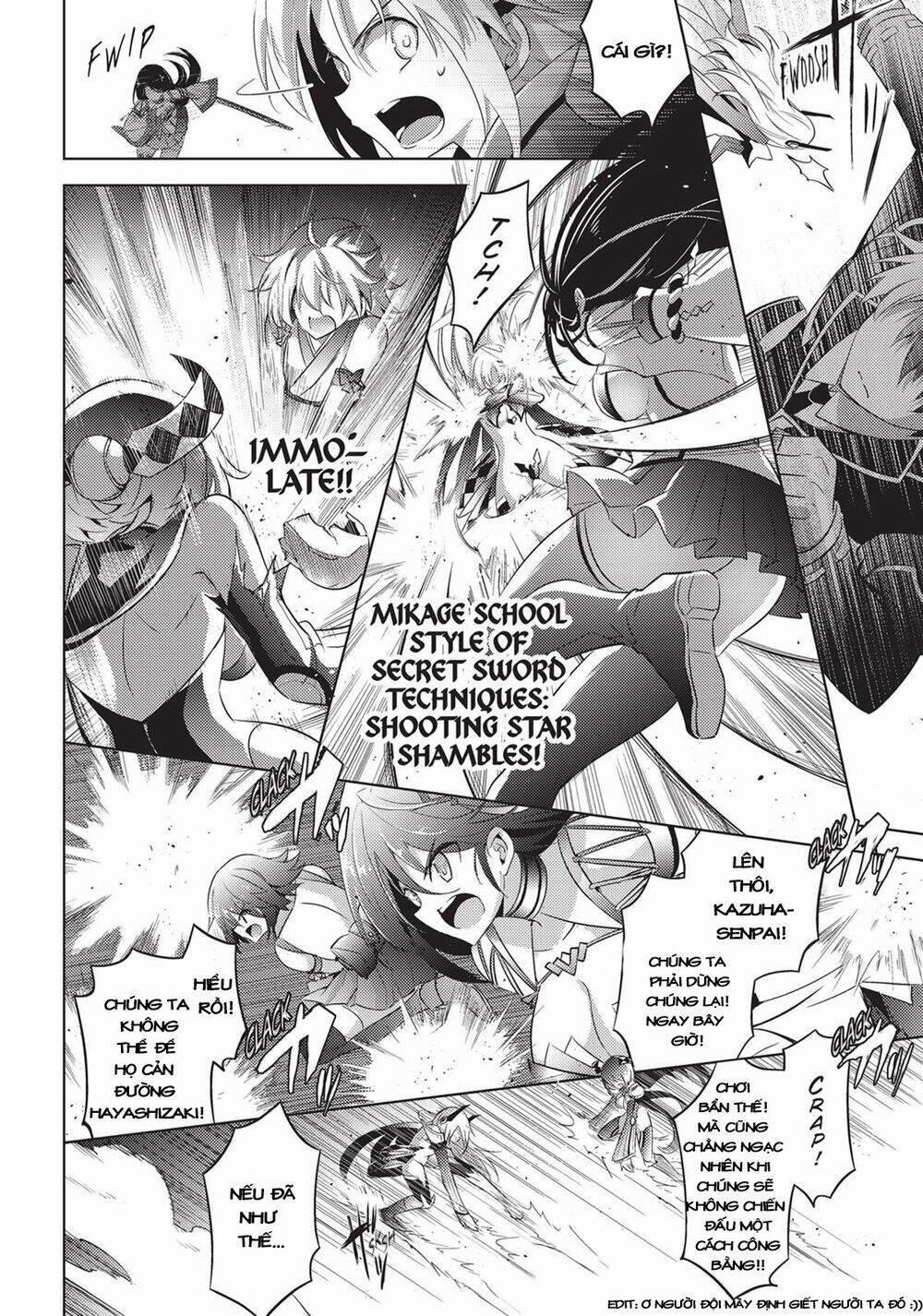 Magika No Kenshi To Shoukan Maou 57 trang 11