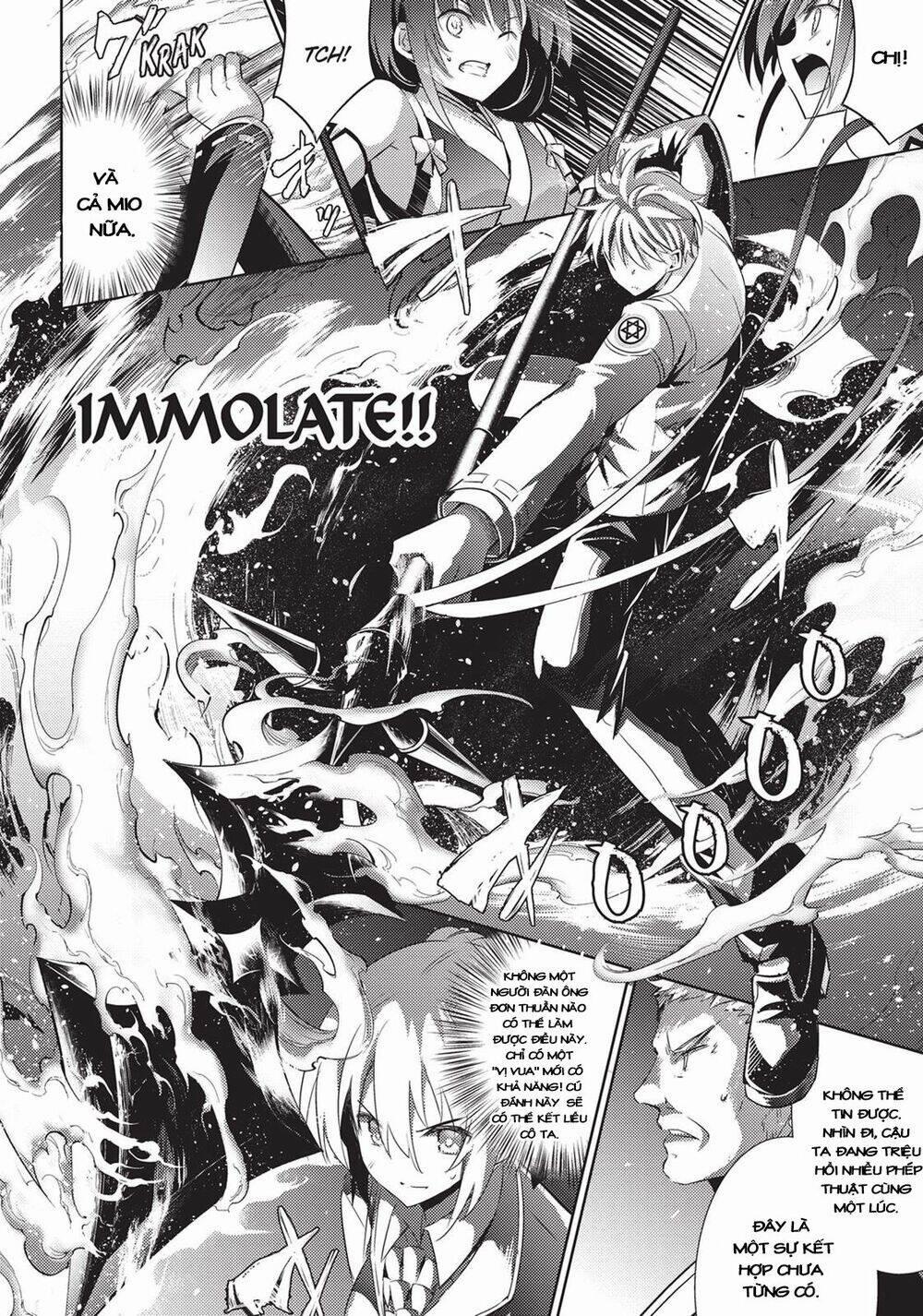 Magika No Kenshi To Shoukan Maou 57 trang 17