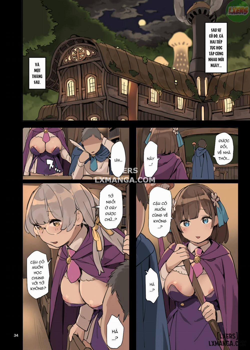 Mahou de Ecchi no Obenkyou! Studying Sex with Magic! Oneshot trang 33
