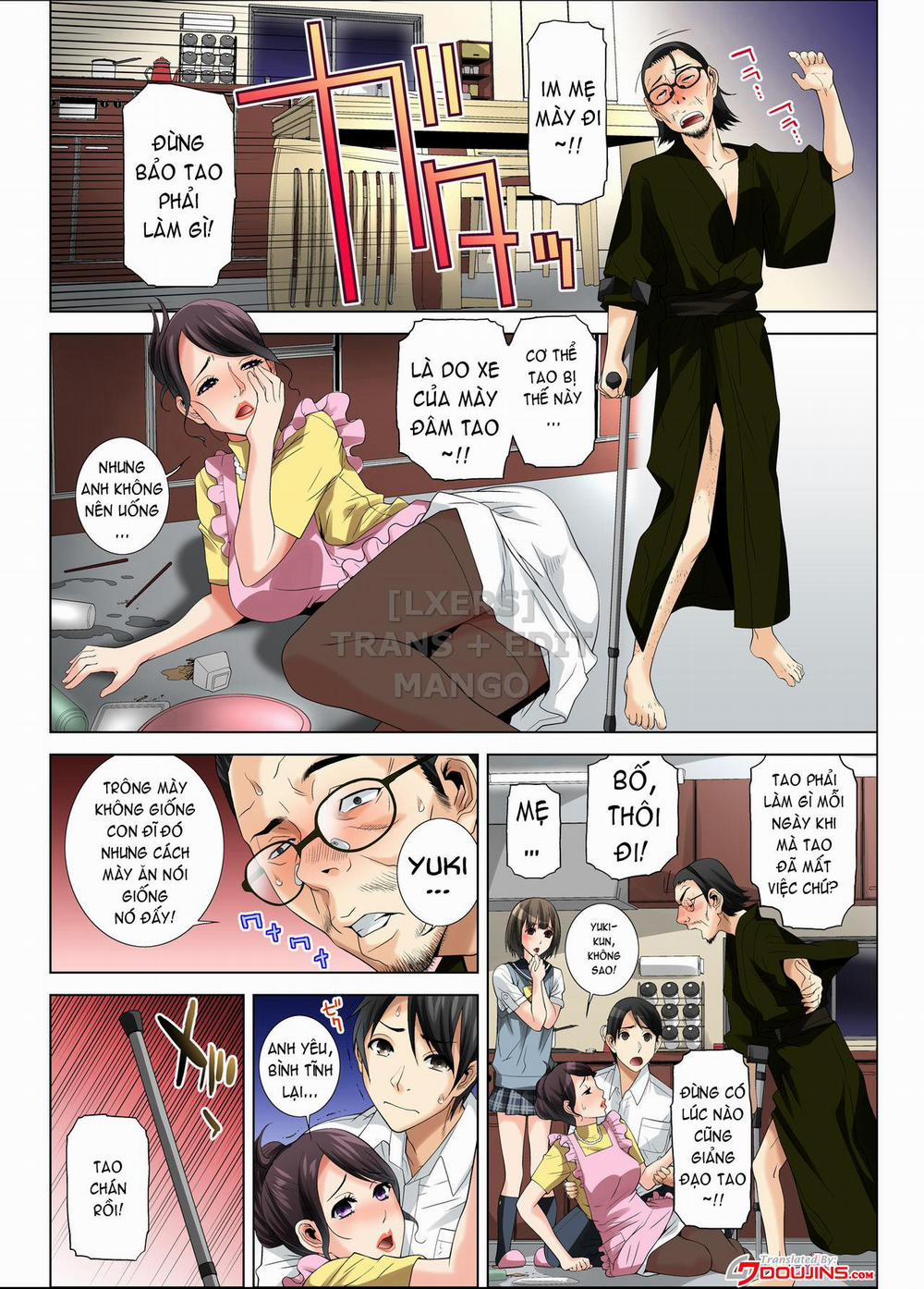 Matabiraki Haha Shimai Taisetsu a Osananajimi no Shimai wa Ore no Kuzu Oyaji ni Ana o Sasageru Oneshot trang 1