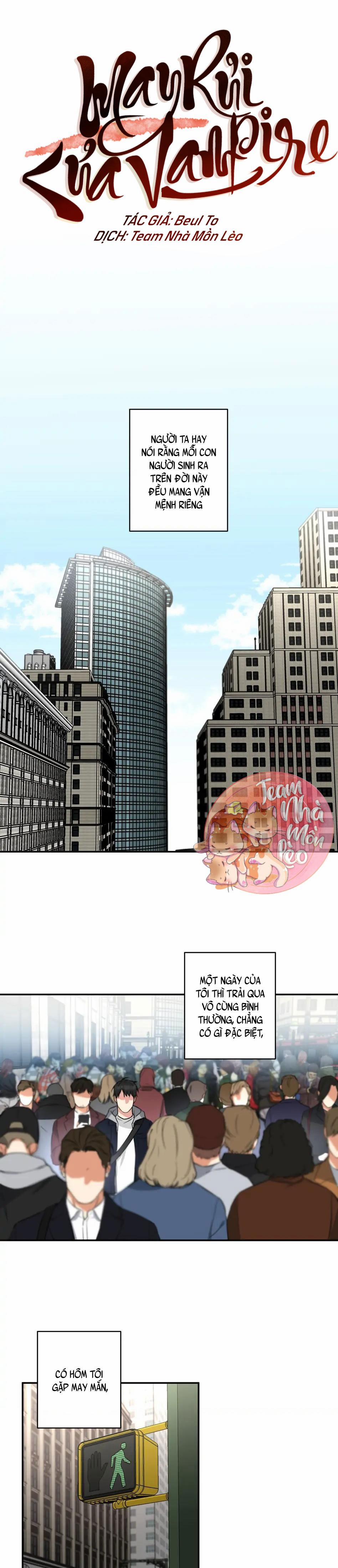 May Rủi Của Vampire 1 trang 1