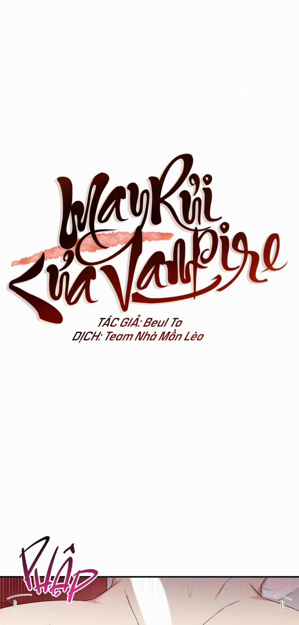 May Rủi Của Vampire 31 trang 1