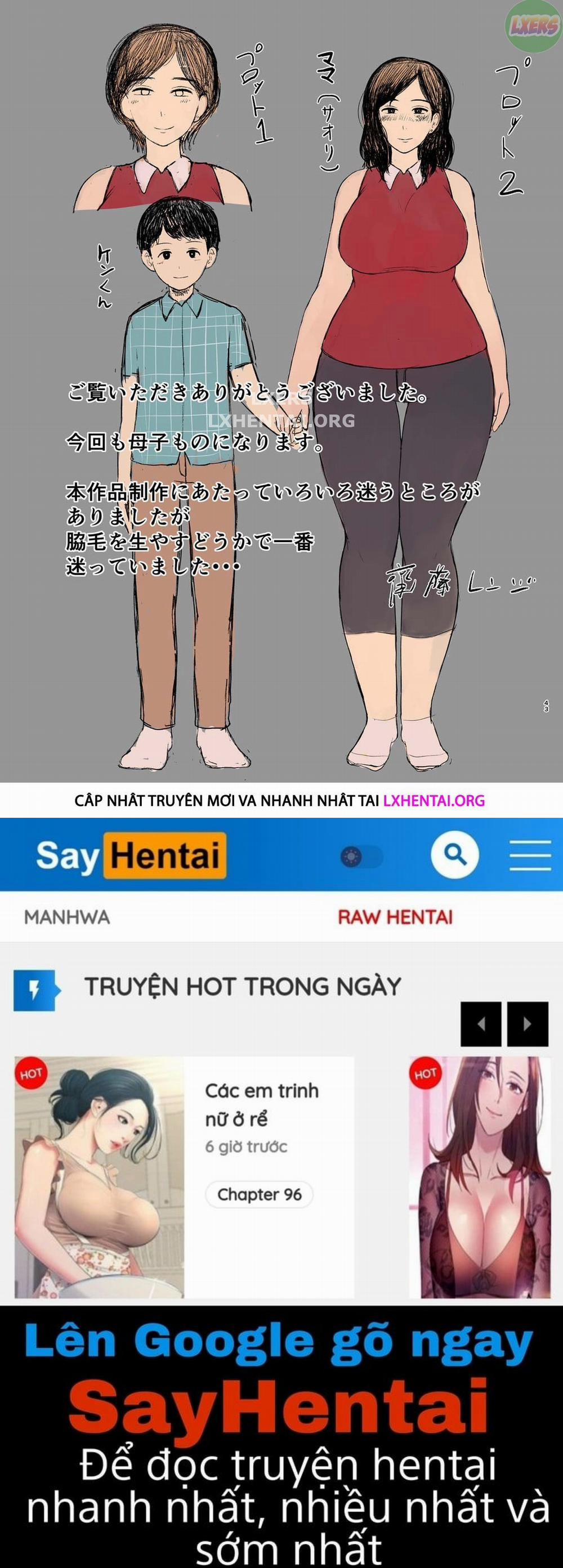 Mẹ giáo dục giới tính cho con trai Oneshot trang 43