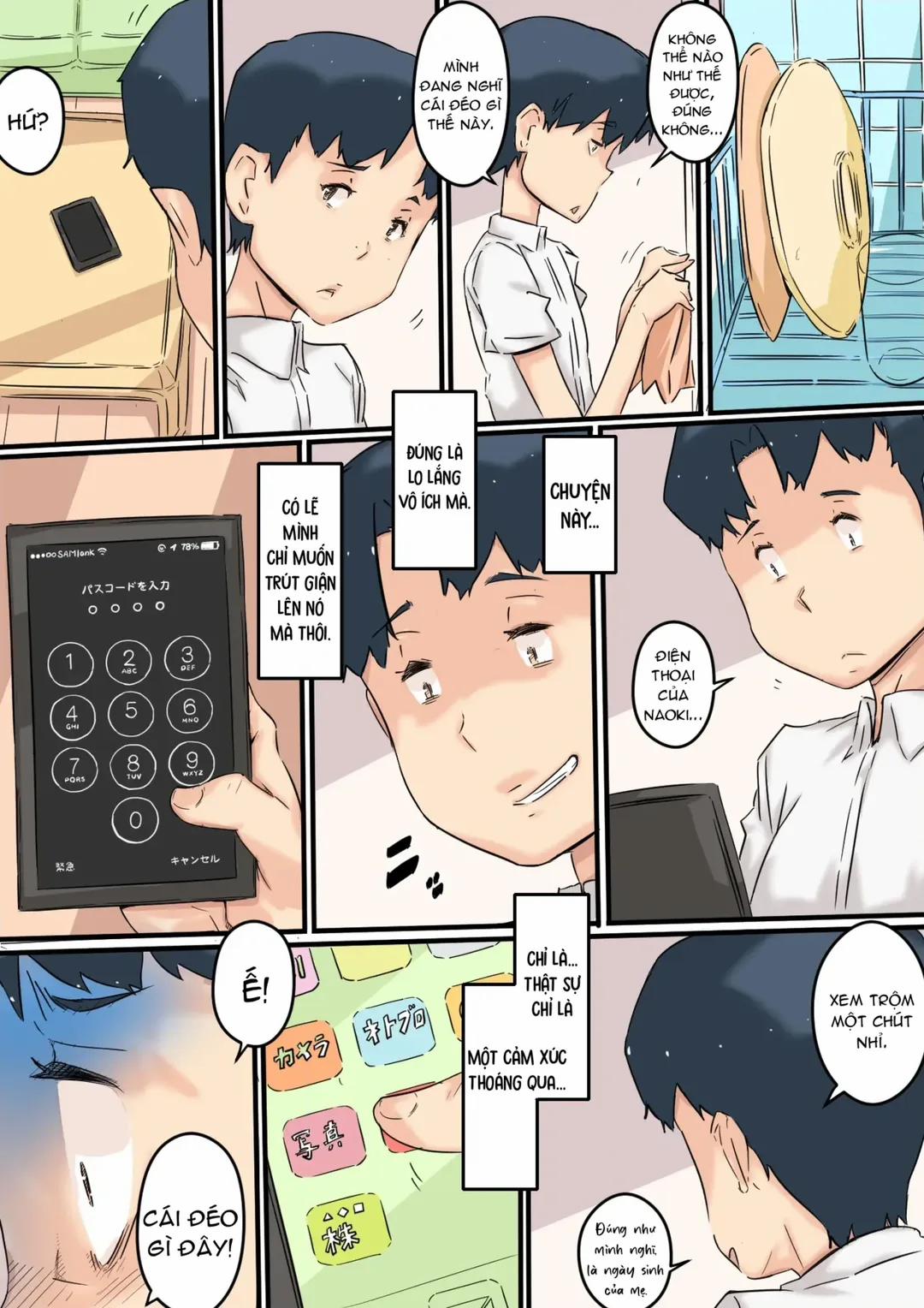 Mẹ làm chuyện đó với em trai tôi Oneshot trang 11