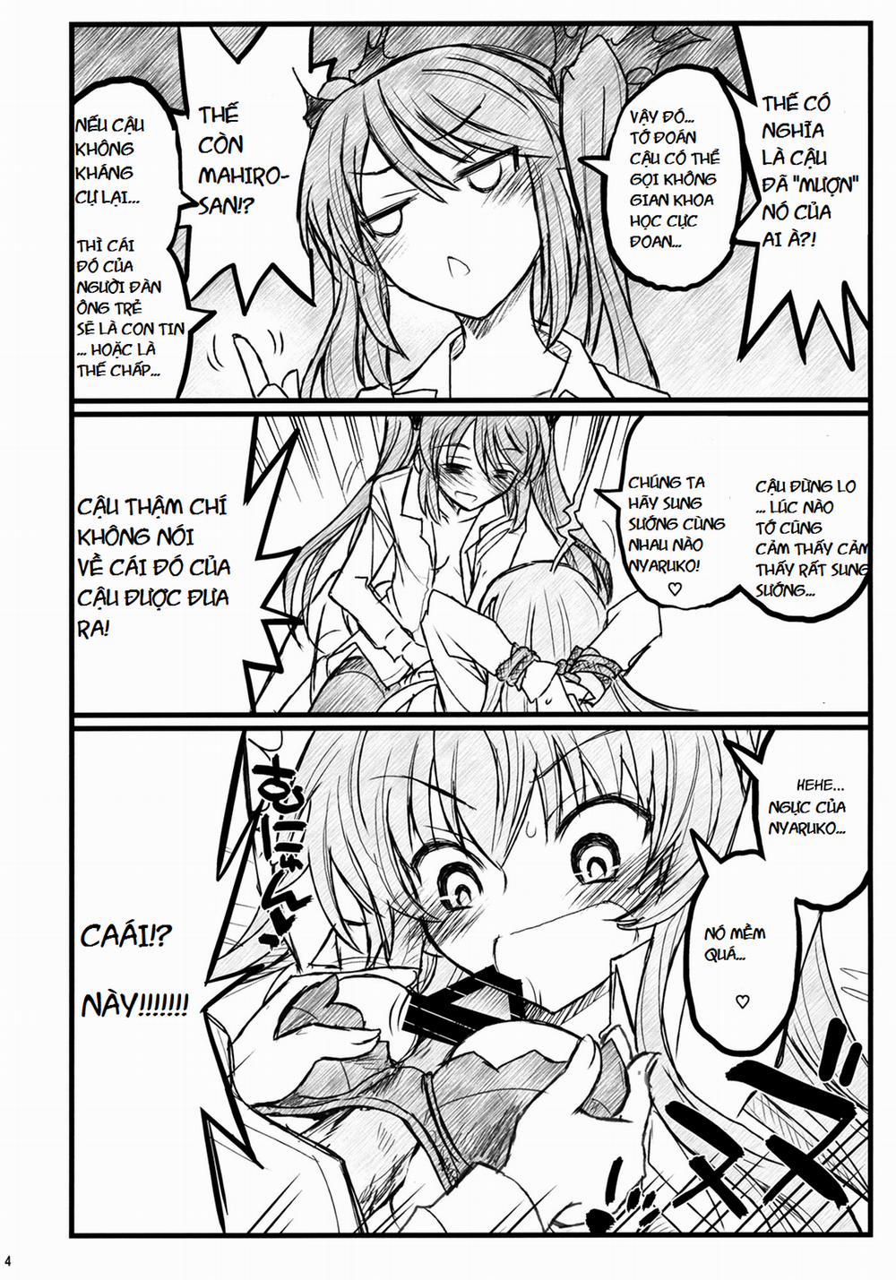 Meijoushigatai Doujinshi no Youna Mono (Haiyore! Nyaruko-san) Oneshot trang 2