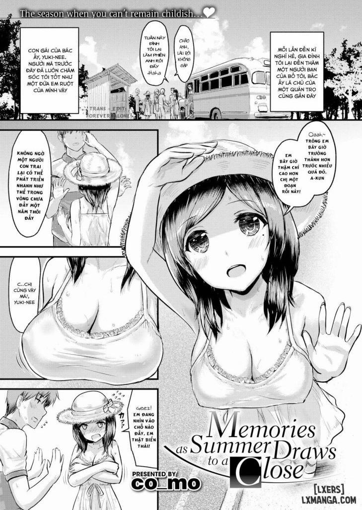 Memories as Summer Draws to a Close 1 trang 0