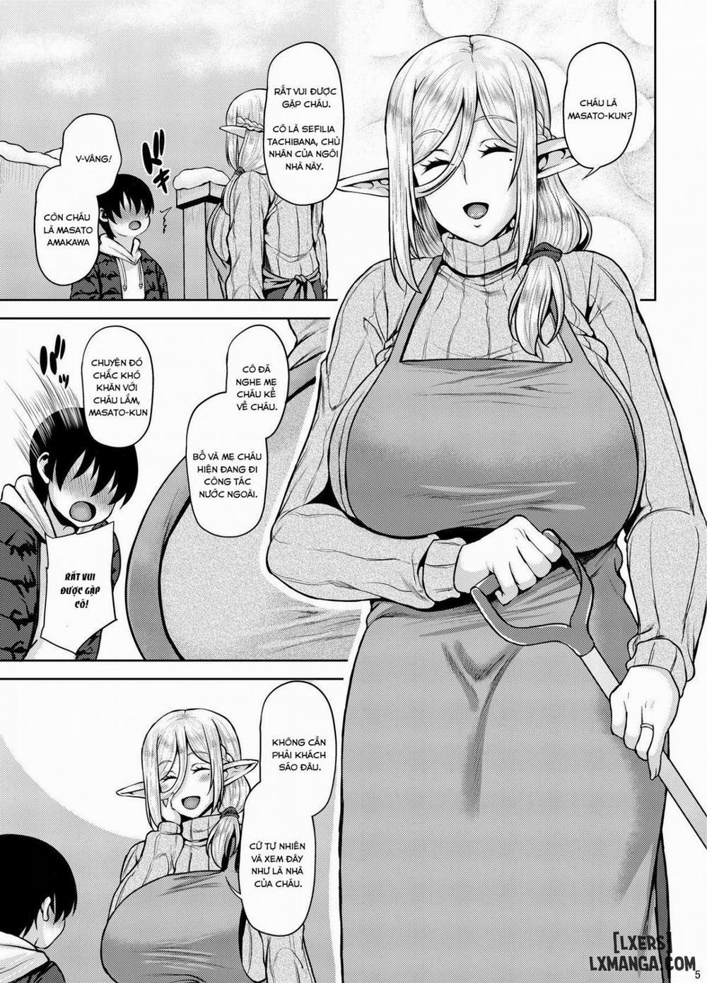 Miboujin Elf no Kanrinin-san to H Shichau Hon Oneshot trang 3