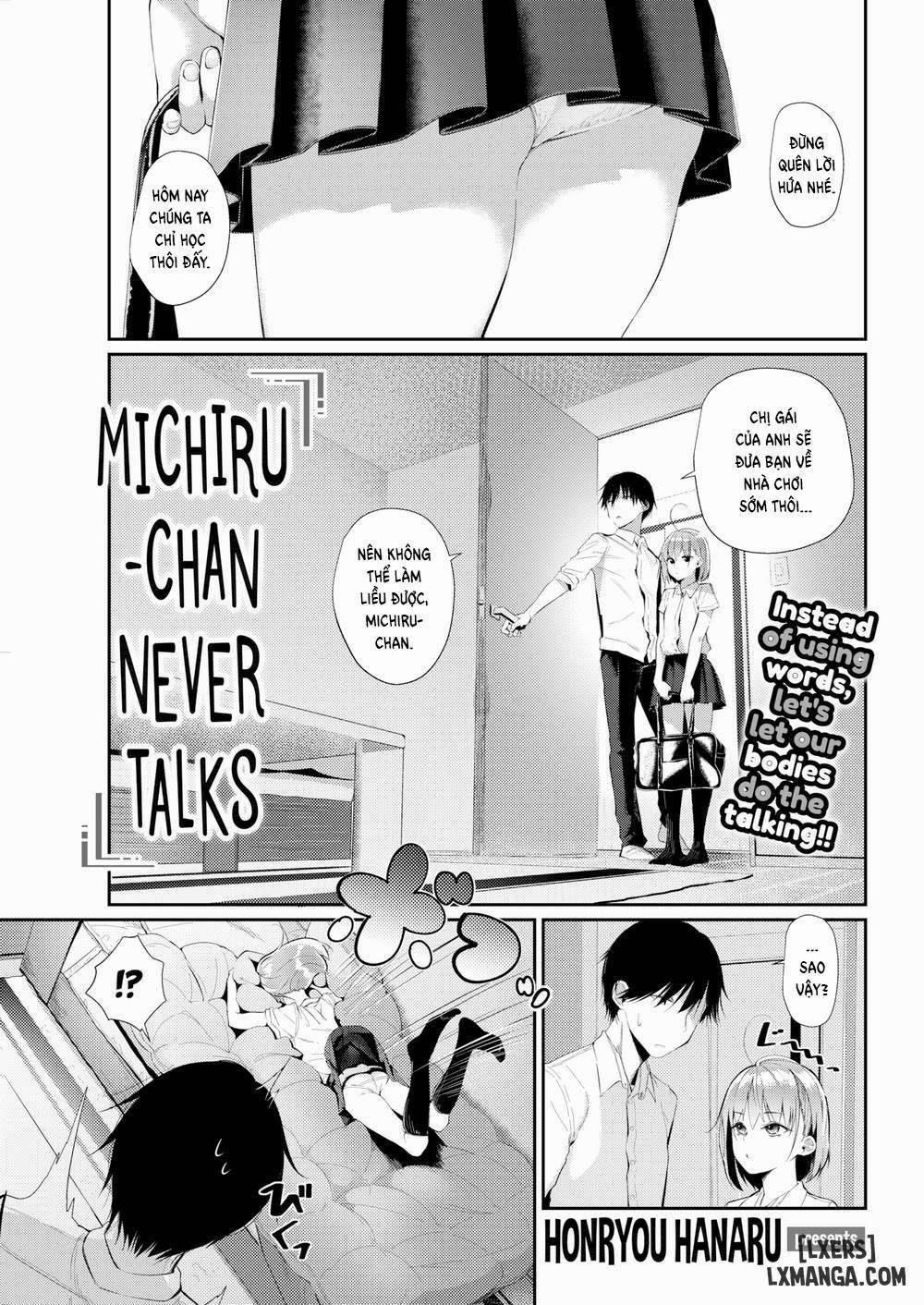Michiru-chan Never Talks Oneshot trang 0
