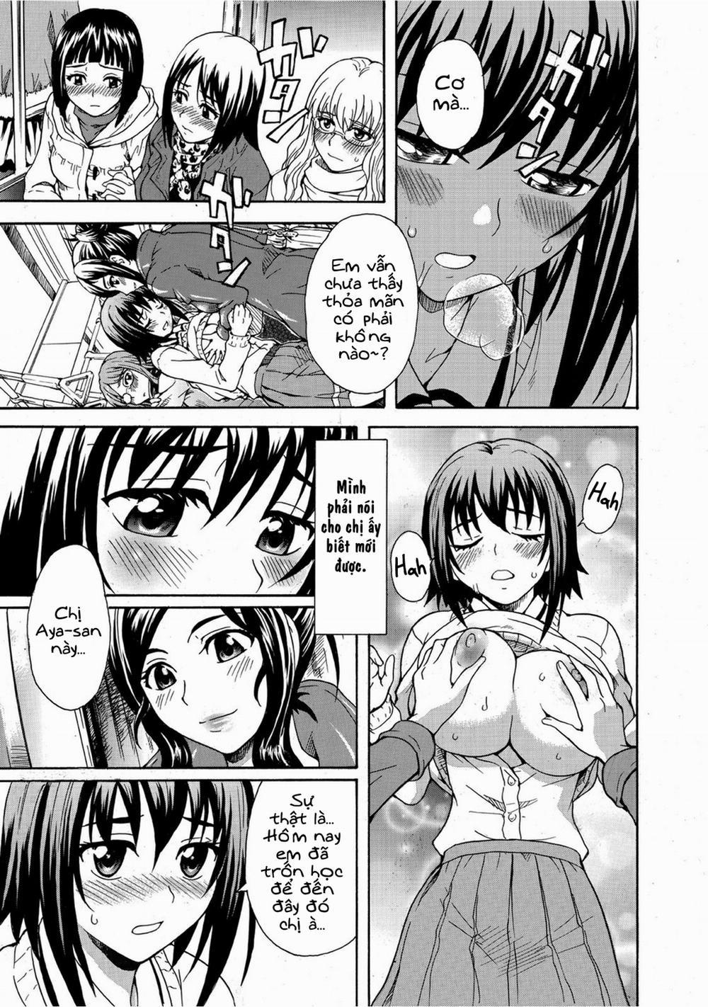 Mirarete Icchau ☆ Yuri Densha ~Josei Senyou Sharyou No Himegoto~ Oneshot [Yuri] trang 13