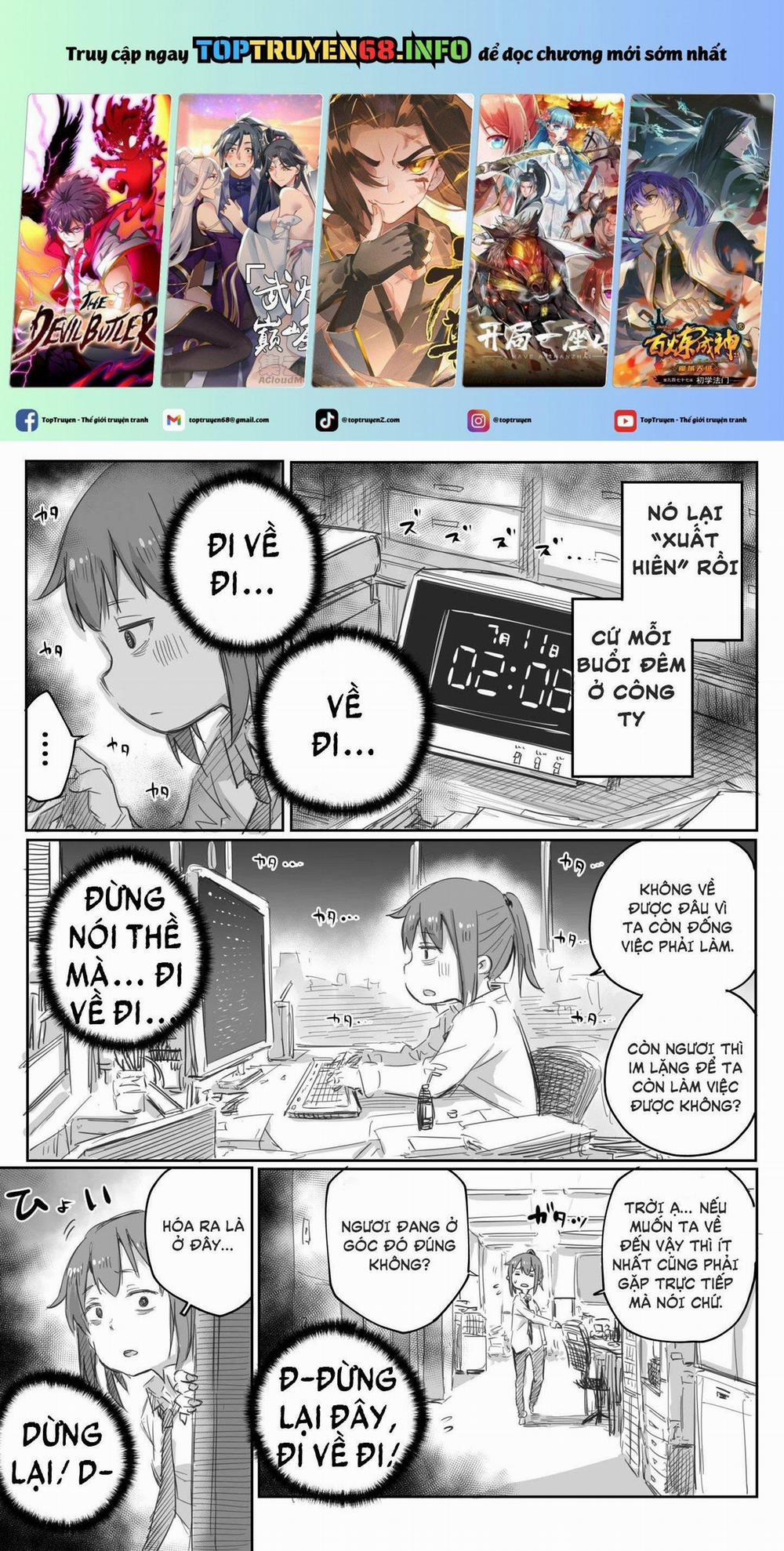 Miss Shachiku And The Little Baby Ghost 1 trang 0