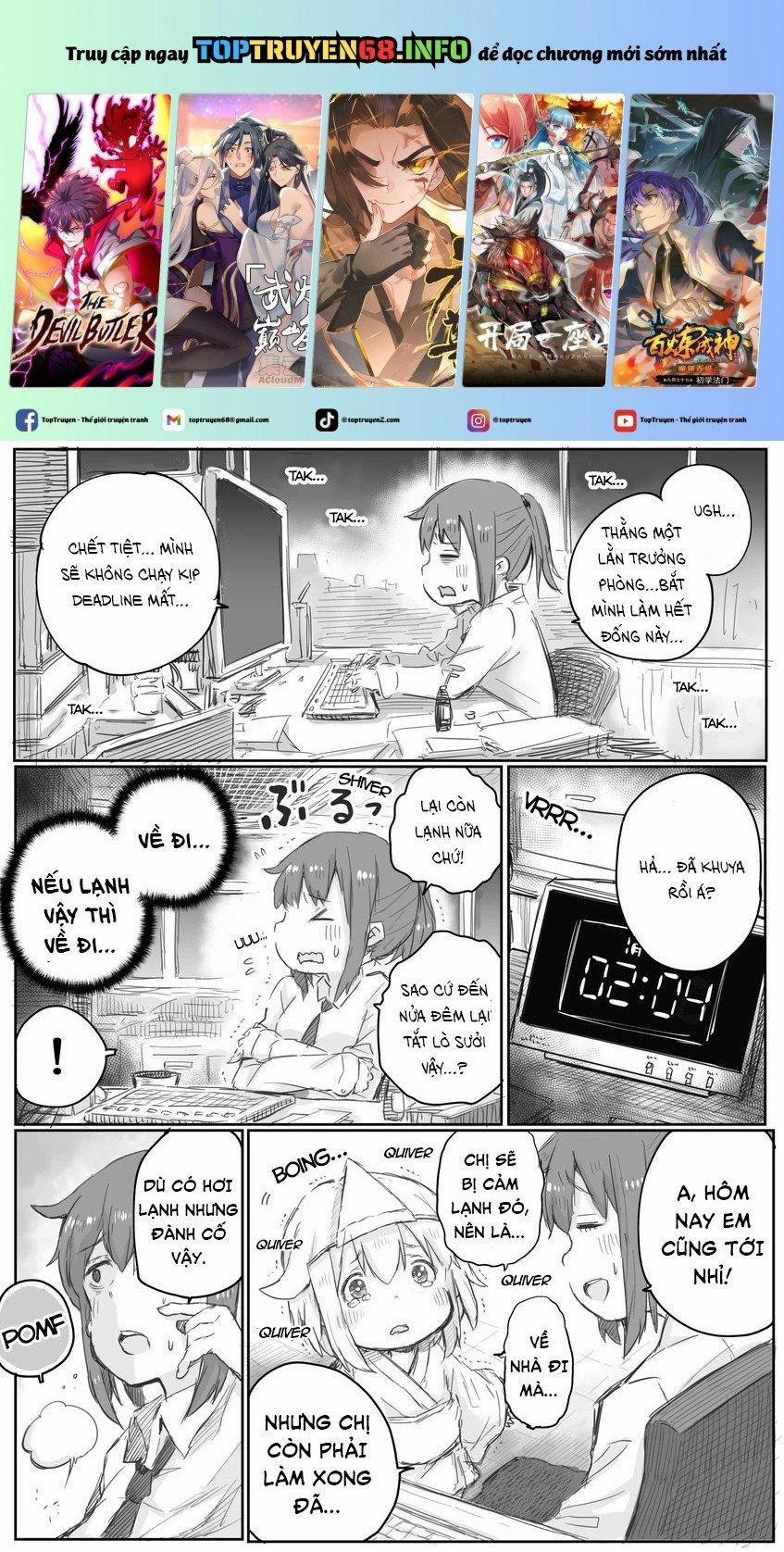 Miss Shachiku And The Little Baby Ghost 3 trang 0