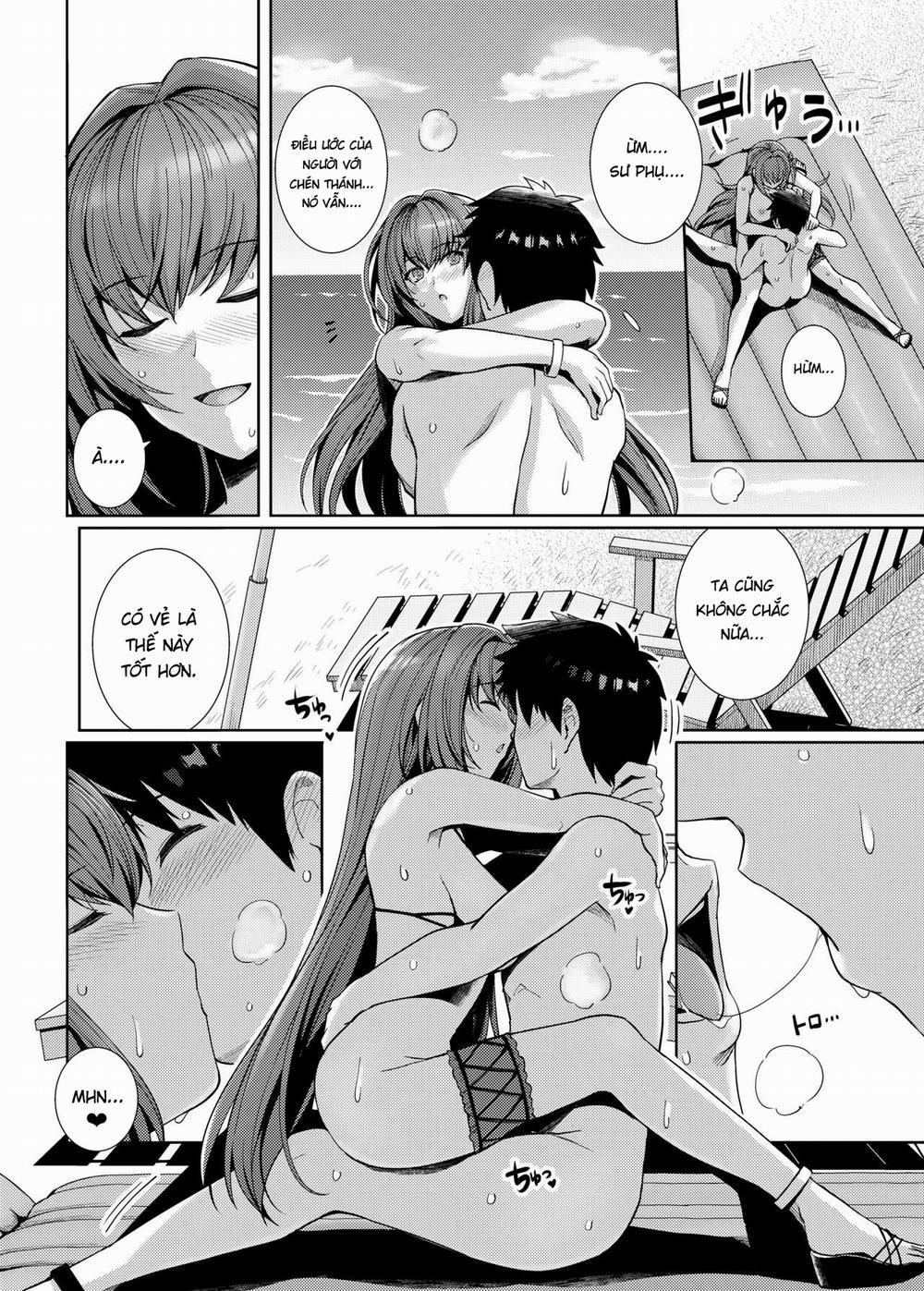 Mizugi Shishou to Koibito Ecchi Suru Hon Bản không che trang 16