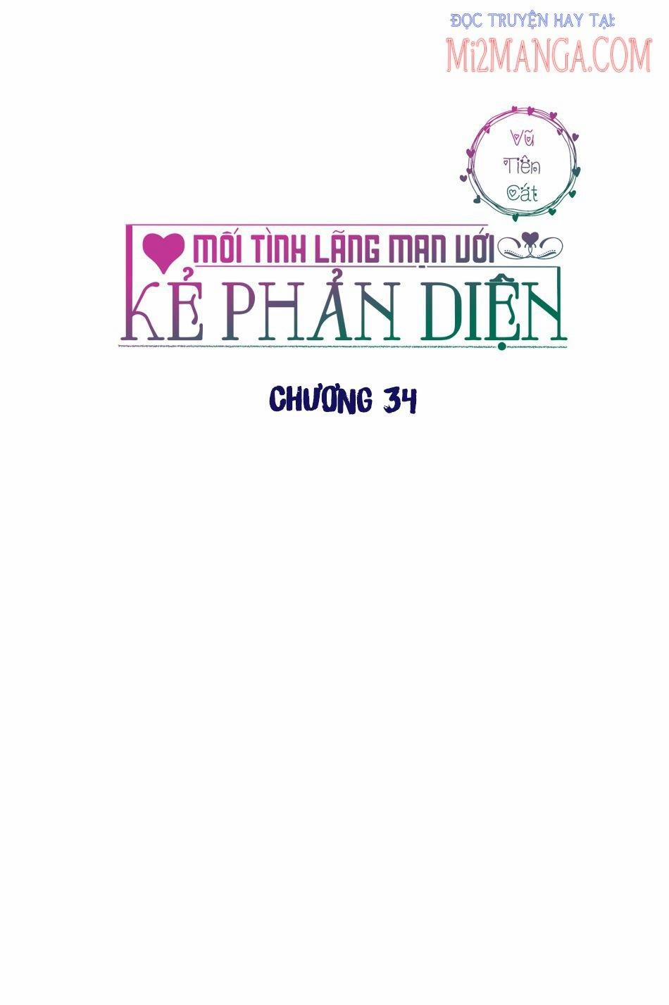 Mối Tình Lãng Mạn Với Kẻ Phản Diện 34.1 trang 0