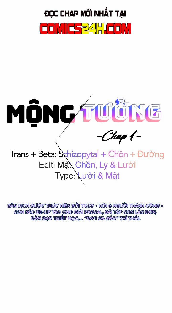 Mộng Tưởng 1 trang 1