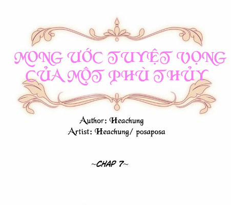 Mong Ước Tuyệt Vọng Của Một Phù Thủy 7 trang 2