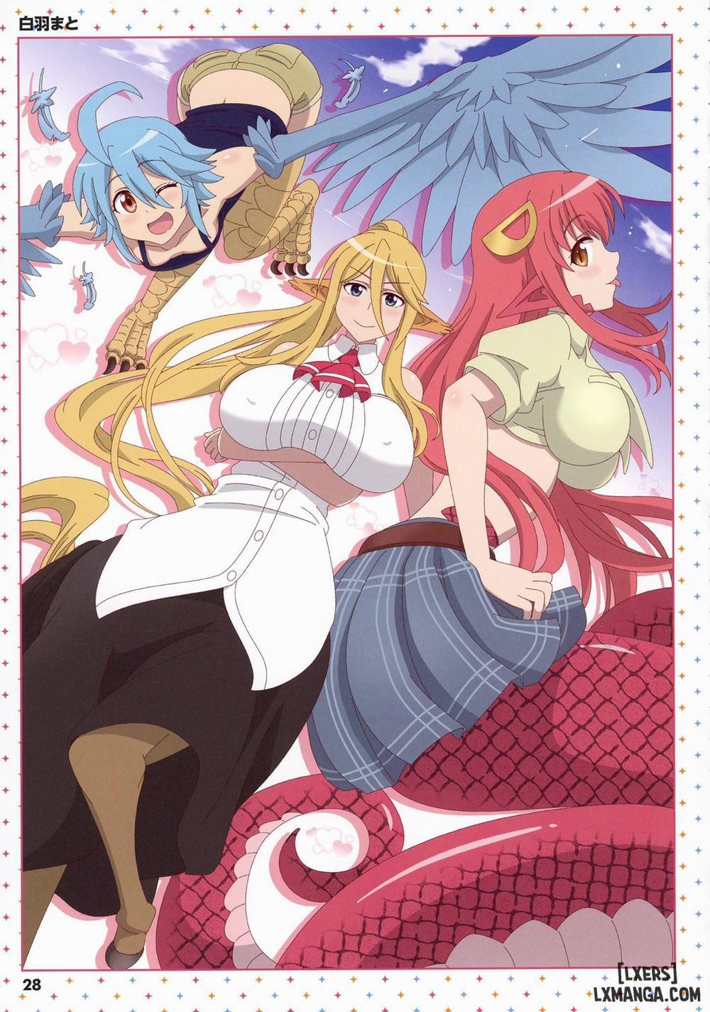 Monster Musume no Iru Nichijou - ANOTHER CREATOR VISUAL FAN BOOK Oneshot trang 27