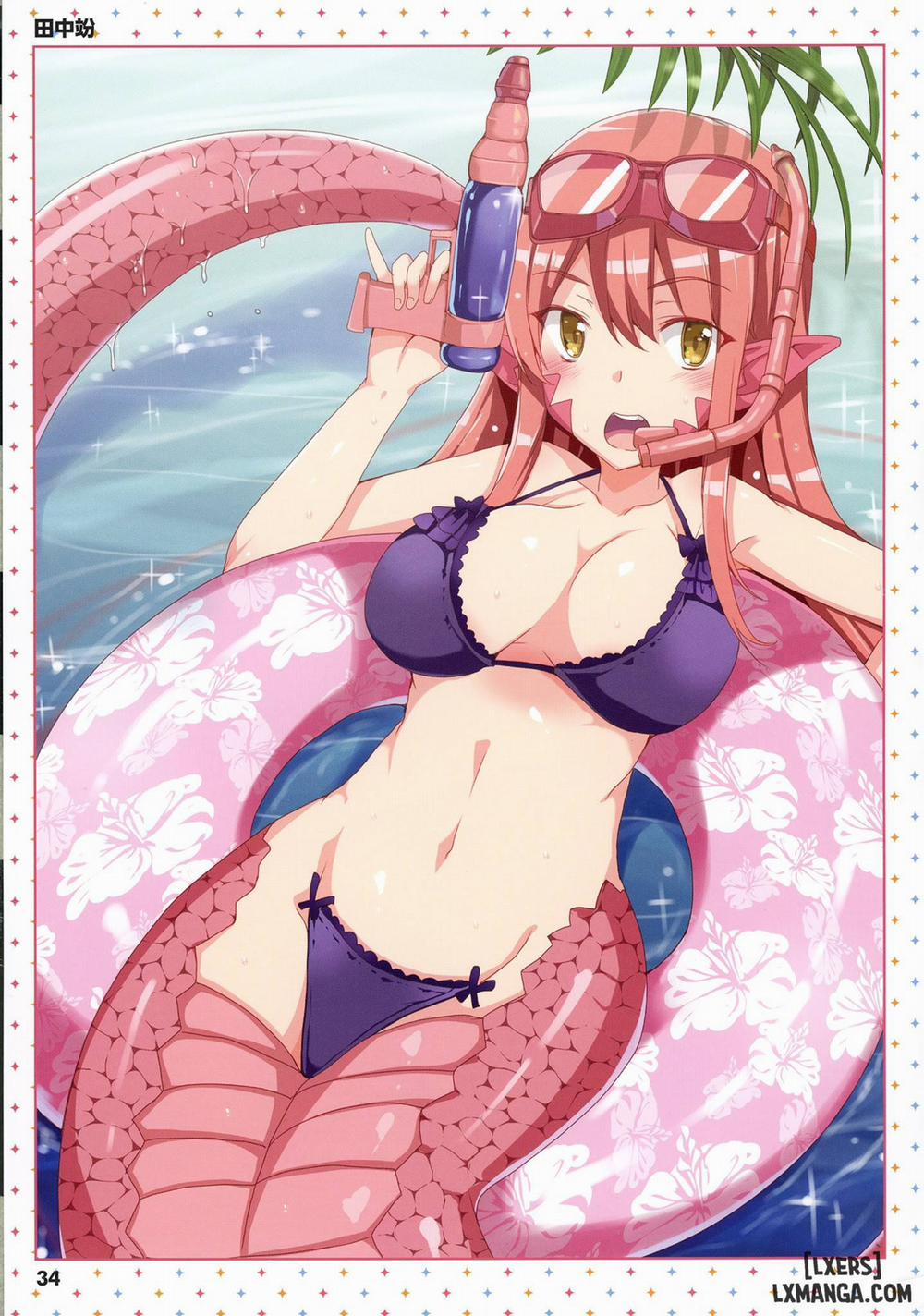 Monster Musume no Iru Nichijou - ANOTHER CREATOR VISUAL FAN BOOK Oneshot trang 33