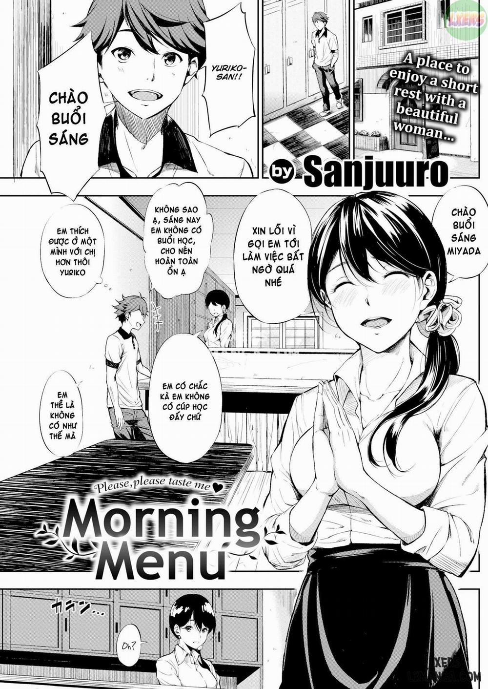 Morning Menu Oneshot trang 0