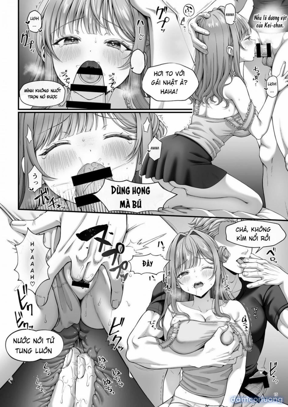 Một Cô Gái Còn Trinh Được Một Sinh Viên Nước Ngoài Đến Khen Ngợi Bằng Ánh Mắt Say Mê OneShot trang 16