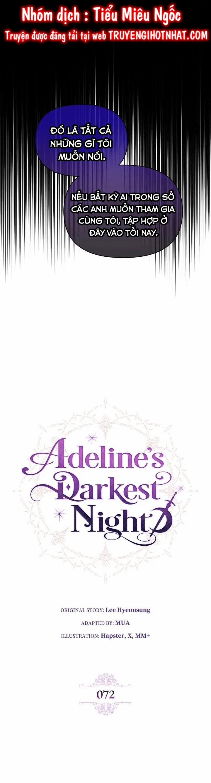 Một Đêm Sâu Đậm Của Adeline 72 trang 8