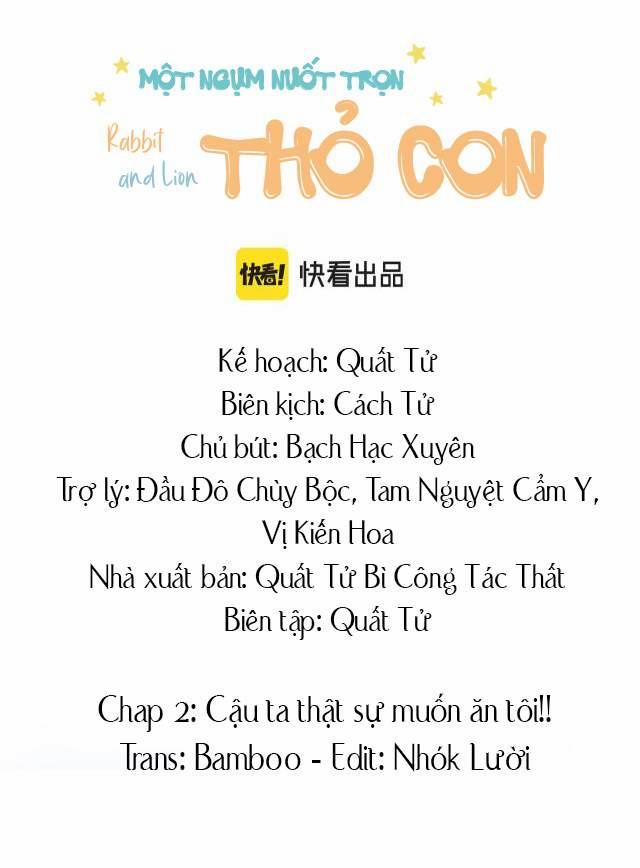 Một Ngụm Nuốt Trọn Thỏ Con 2 trang 1