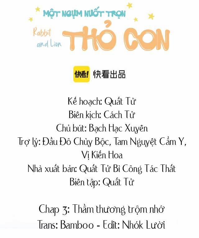Một Ngụm Nuốt Trọn Thỏ Con 3 trang 1