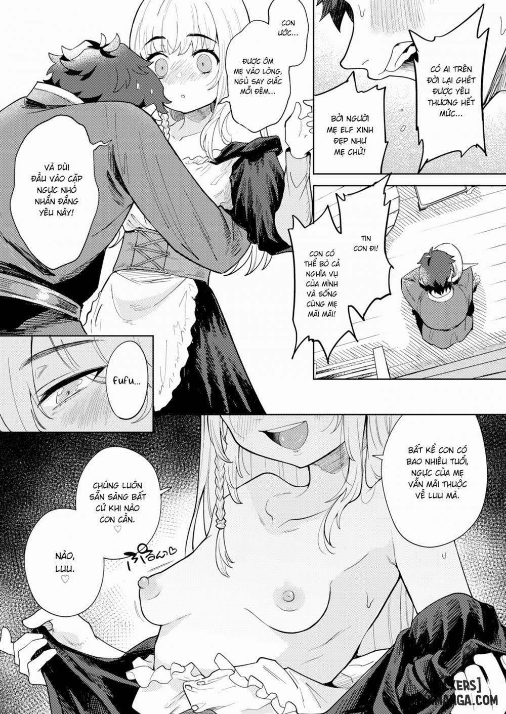 My Elven Foster Mom Loves Me So Much That She Won't Let Me Go on Adventures Oneshot trang 10