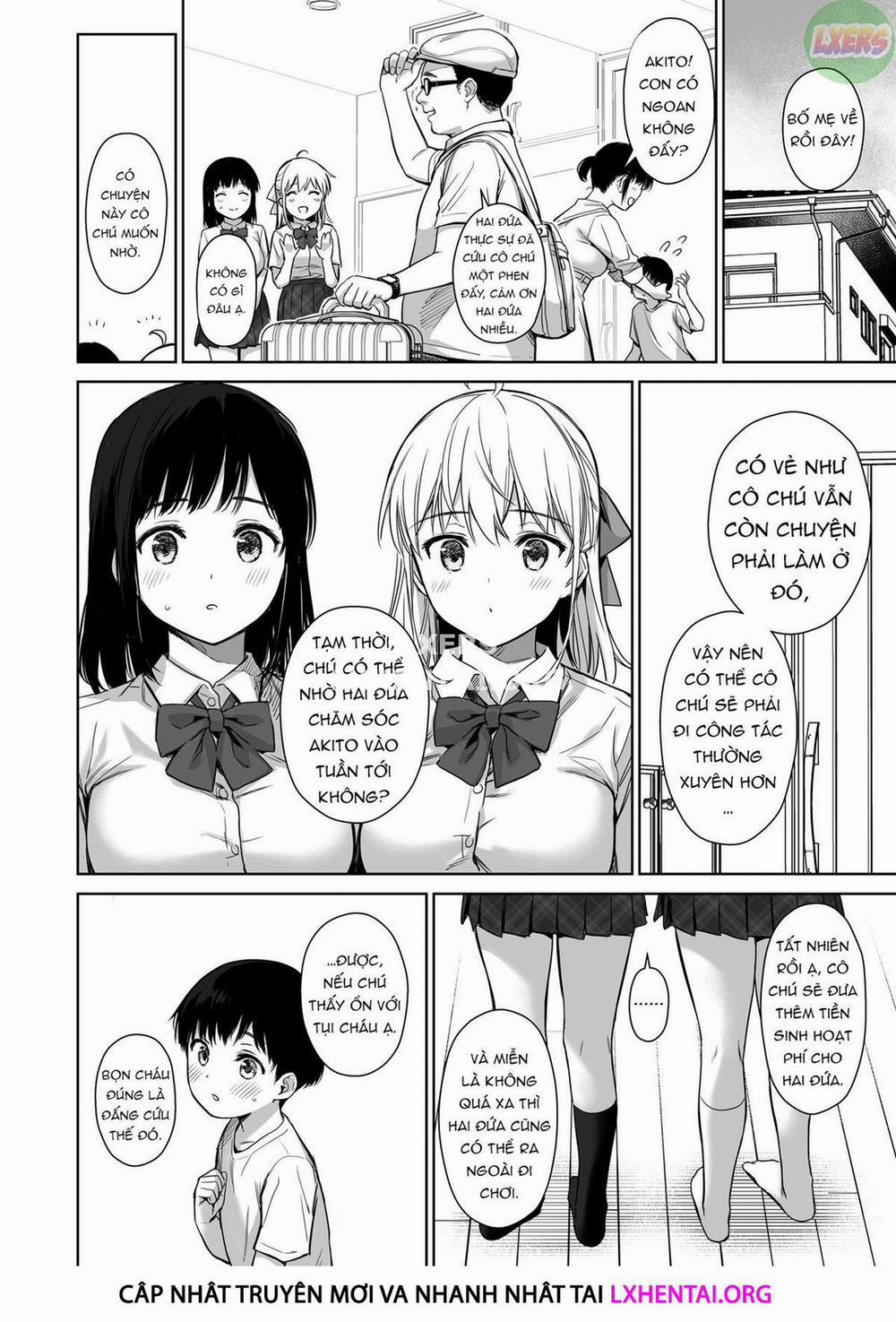 Naisho No Hajimete ~Suunenburi Ni Atta Shinseki No Bijin JK Shimai Ni Ecchi No Tehodoki Sarechaimasu~ Oneshot trang 76
