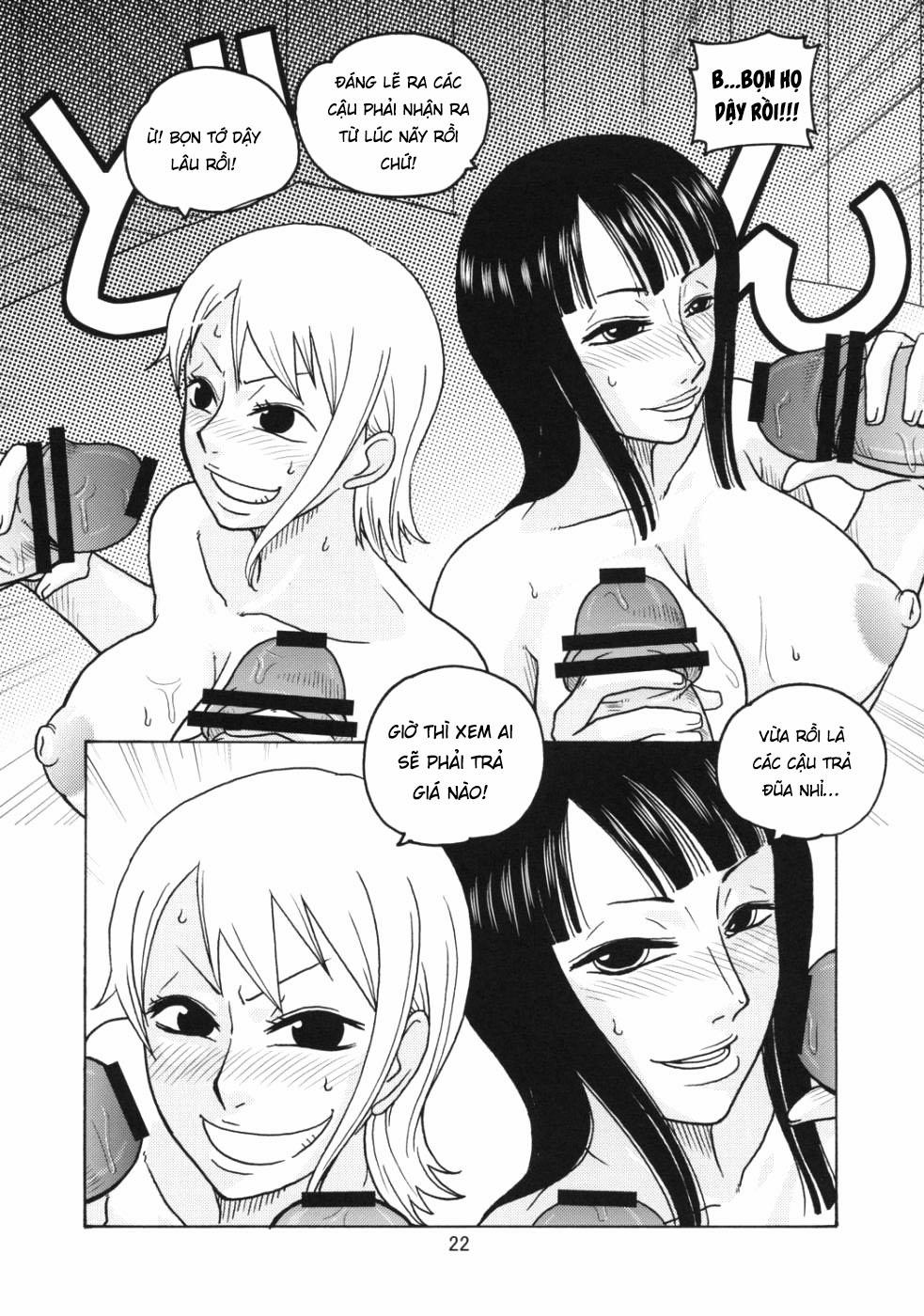 Nami no Koukai Nisshi EX NamiRobi (One Piece) Oneshot nứng trang 24