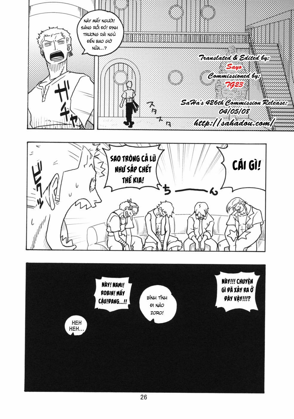 Nami no Koukai Nisshi EX NamiRobi (One Piece) Oneshot nứng trang 28