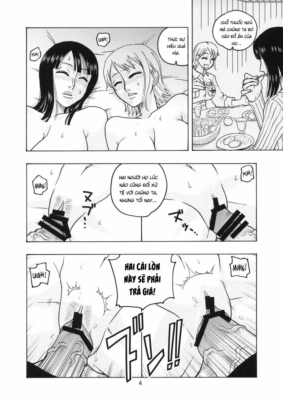 Nami no Koukai Nisshi EX NamiRobi (One Piece) Oneshot nứng trang 5