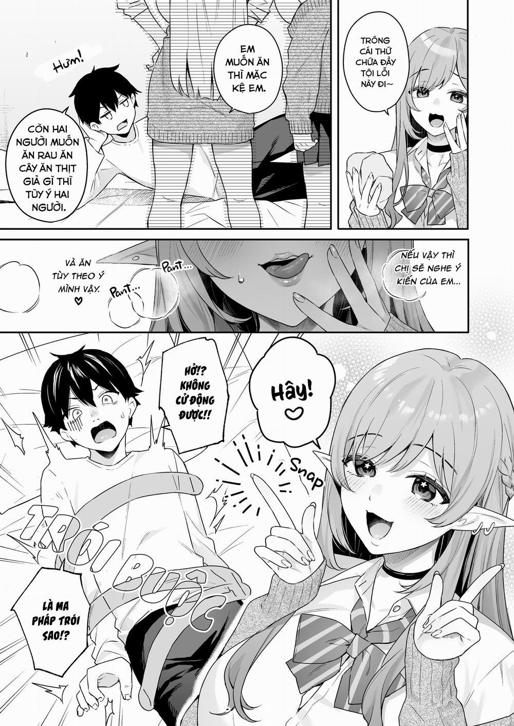 Nàng Elf ăn chay (nhưng lại) thèm thịt! Oneshot trang 12