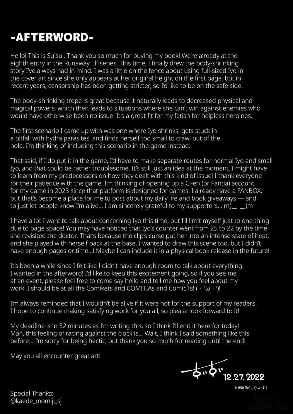 Nàng Elf chạy trốn 8 trang 24