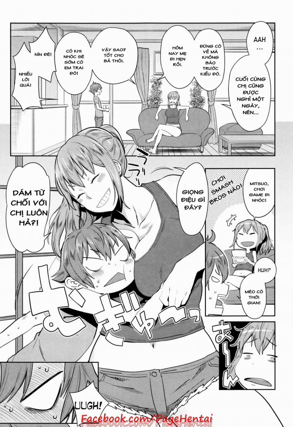 Natsu no Owari ni Ijiwaru Nee-chan Oneshot trang 3