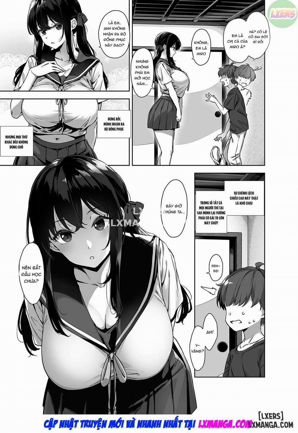 Natsu to Inaka to Yuuwaku shite kuru Dekkai Oshiego Oneshot trang 8