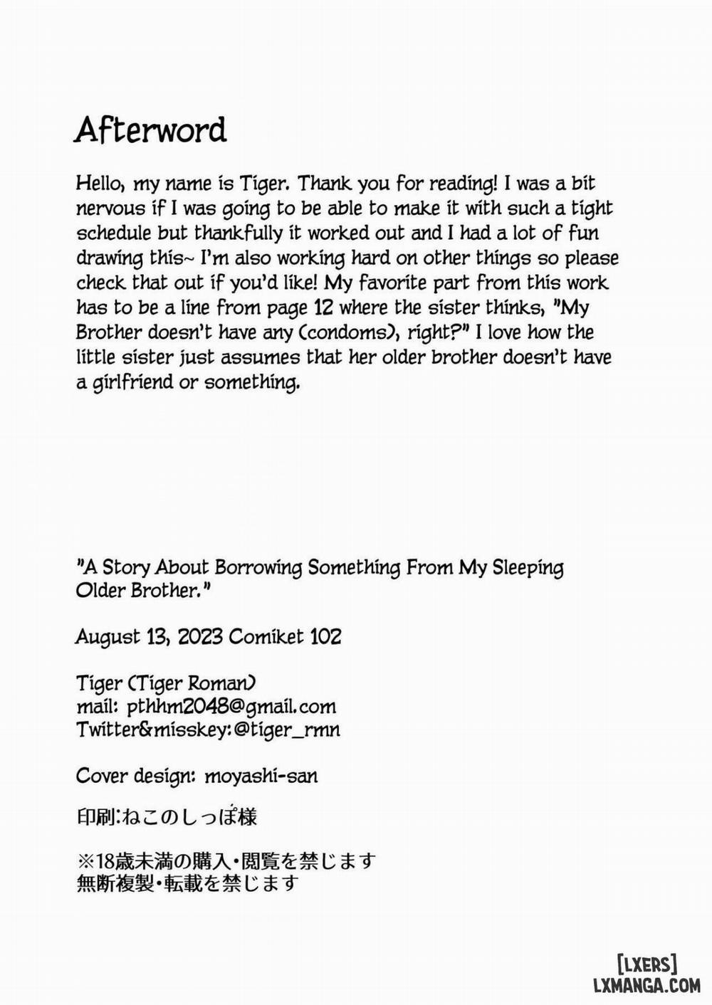 Neteru Onii-chan no Are o Kariru Hanashi Oneshot trang 21