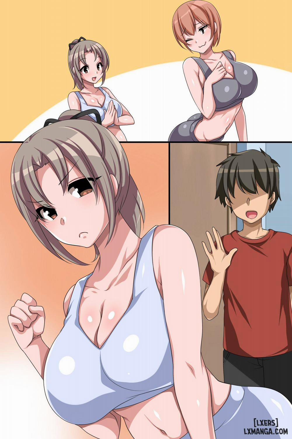 Netorare Inko Training ~ Mucchiri Kyonyu Bijo no Wear o Muite Eroero Training! Oneshot trang 4